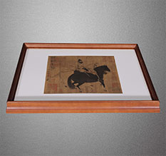 炉霍书画装裱配框服务案例